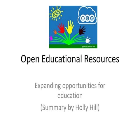 Open Educational Resources