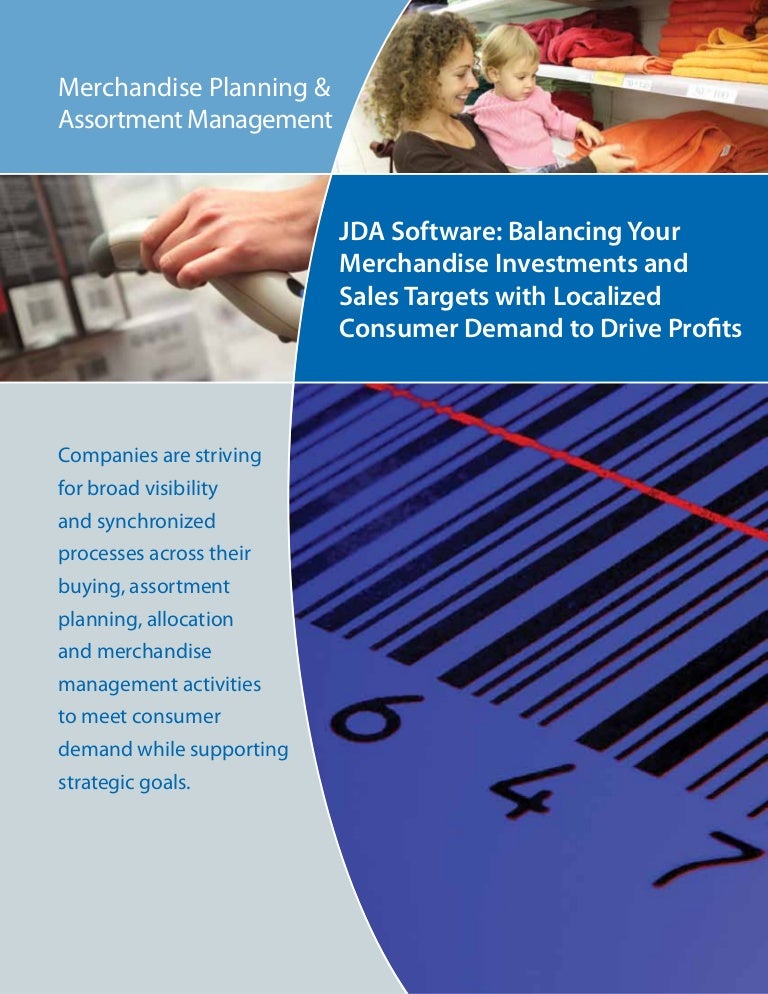 JDA Software Balancing Your Merchandise Investments and Sales Target…