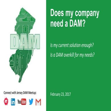 NJ DAM - Do you need a DAM?