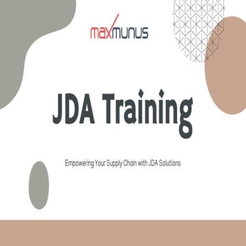 JDA Training