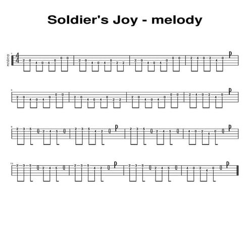 Jd balch   soldiers' joy - embellishment