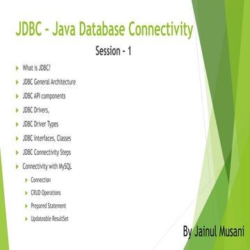 Fundamentals of JDBC | PPT