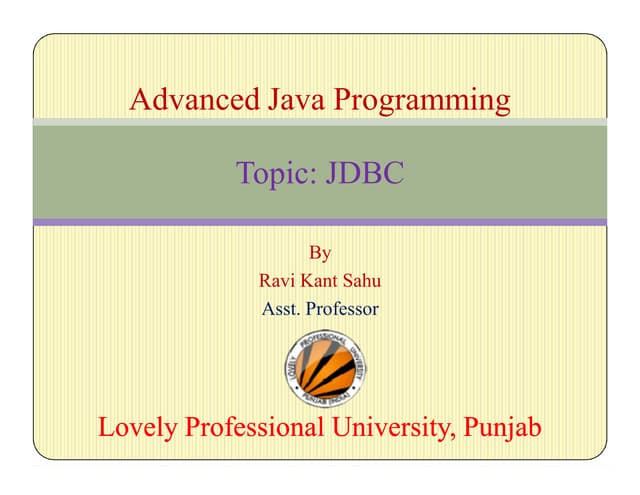 Jdbc