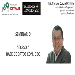 SEMINARIO: ACCESO A BASE DE DATOS C...