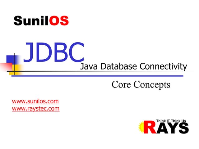 JDBC Core Concept