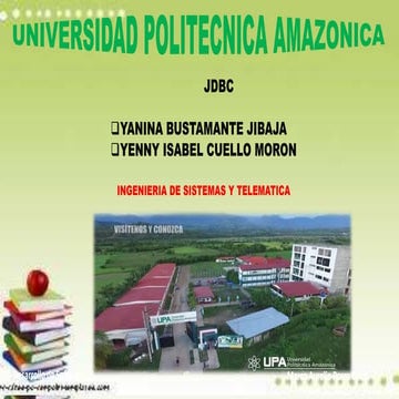 Jdbc(desarrollo de software i yanina y yenny)