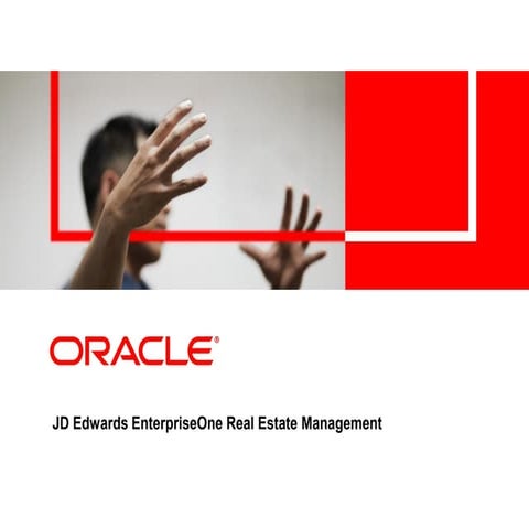 JD Edwards EnterpriseOne Real Estate Management