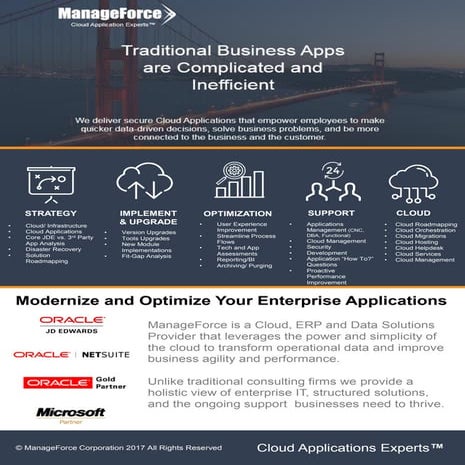 JD Edwards Services Explained: The ManageForce Difference