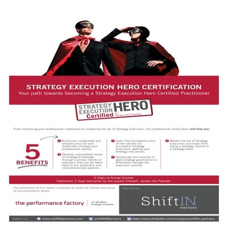 Strategy Execution Hero Certification Program