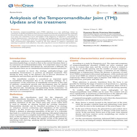 Classification of Diseases of TMJ and TMJ ankylosis in detail | PPTX