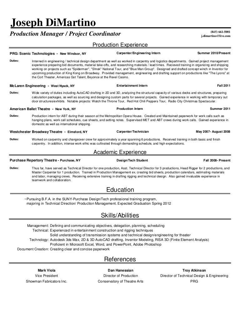 journeyman carpenter resumes
