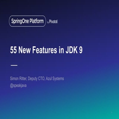 55 New Features in JDK 9 | PPT