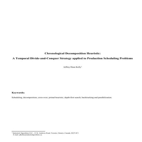 Chronological Decomposition Heuristic:  A Temporal Divide-and-Conquer Strateg...