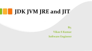 QSpiders - Jdk Jvm Jre and Jit