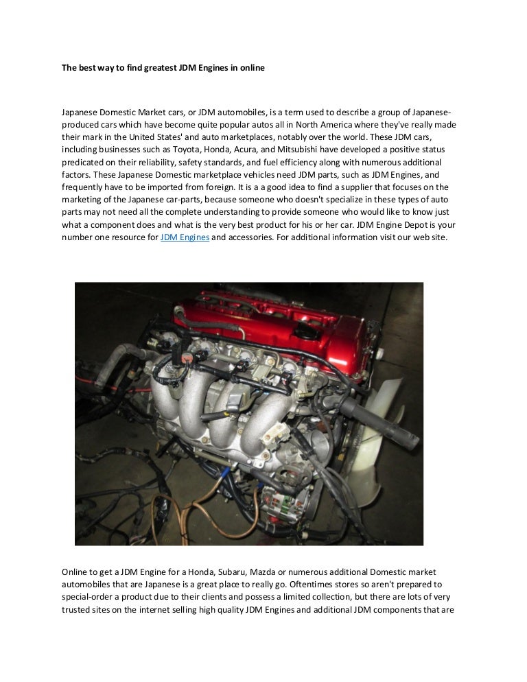 Jdm engines