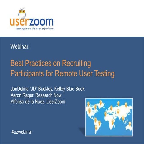 Best Practices on Recruiting Participants for Remote User Testing