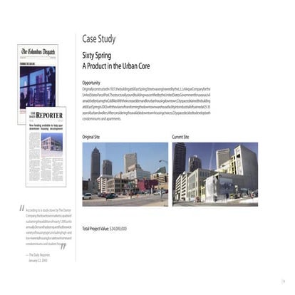 JDS/Cityspace Project Case Studies