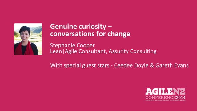 Stephanie Cooper - Genuine Curiosity - Conversations for Change