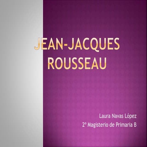 Jean jacques rousseau