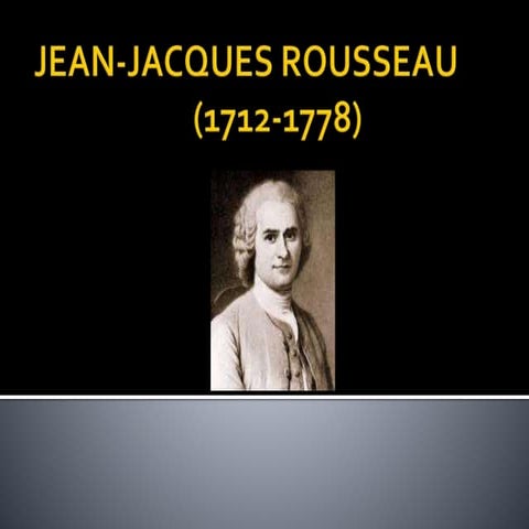 Jean jacques rousseau