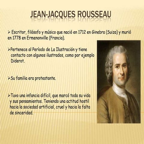 La vida controvertida de Rousseau