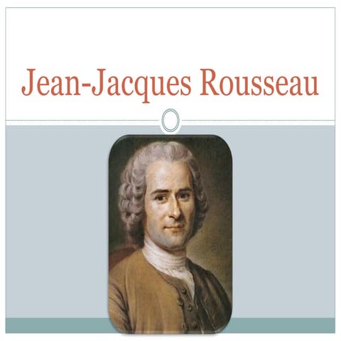 Jean jacques rousseau