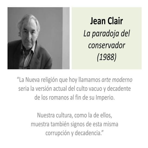 Jean Clair. Relatos Curatoriales I Grace Wahnish y Ana Fernicola 