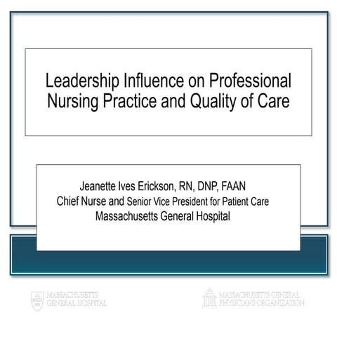 Jeanette Ives Erickson: Influencing professional nursing practice