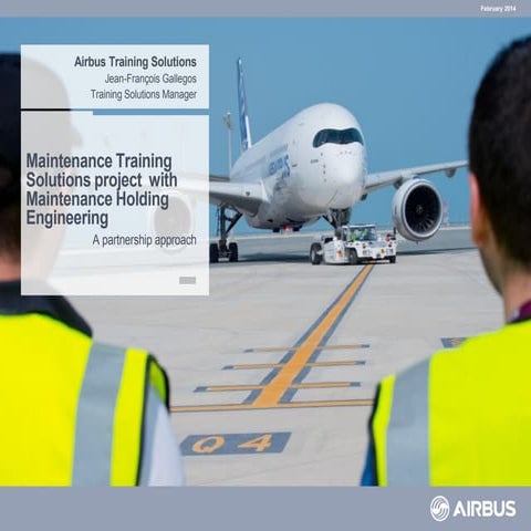 Technical Staff Training. Jean-Franзois Gallegos, Training Solutions Deployme...