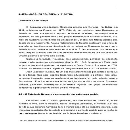 Jean jacques rousseau