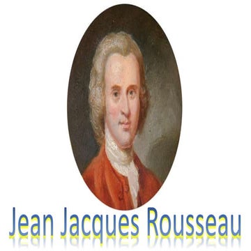 Jean Jacques Rousseau | PPTX