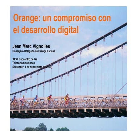 Orange: un compromiso con el desarrollo digital