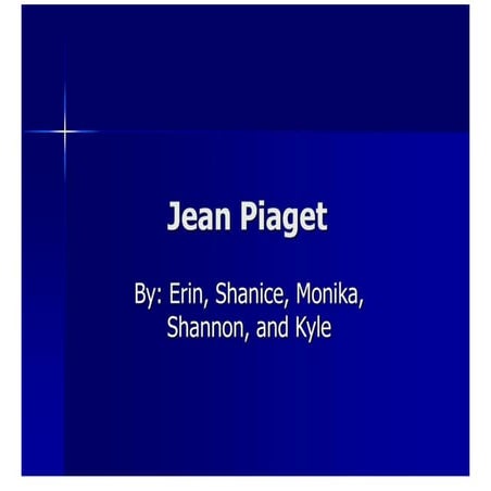Jean Piaget
