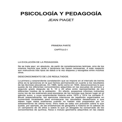 Jean piaget   psicolog%e da y pedagog%eda