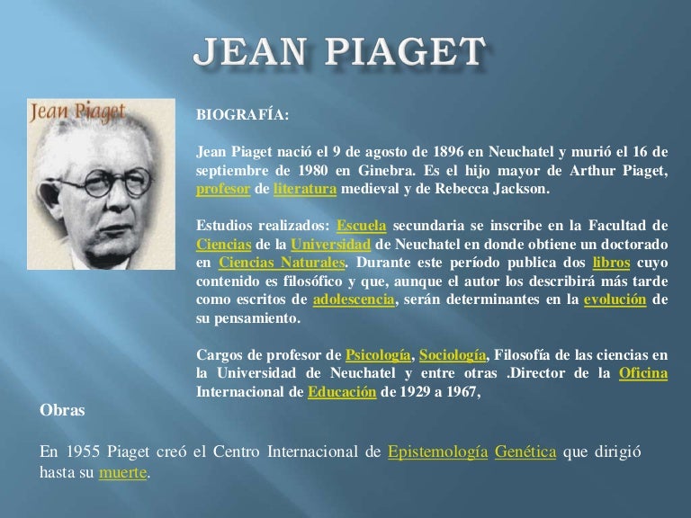 Jean Piaget(Presentacion)