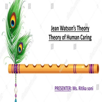Jean watson theory- Ritika Soni 