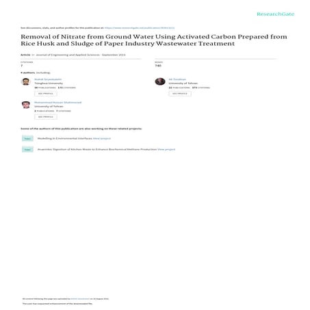Adsorption activated carbon | PDF