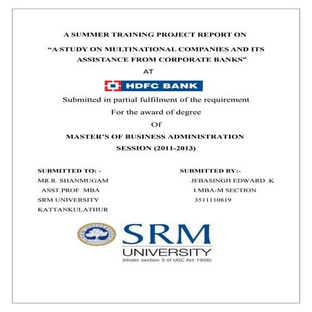 Jebasingh project report