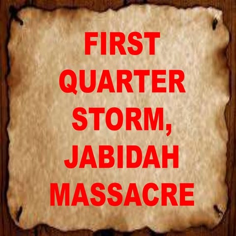Jabidah Massacre Presentation