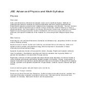 JEE Advanced Physics and Maths Syllabus.docx
