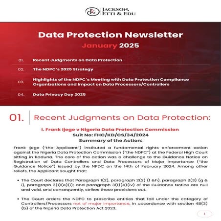 JEE Data Protection Newsletter - January 2025 - MerisLabs.pdf