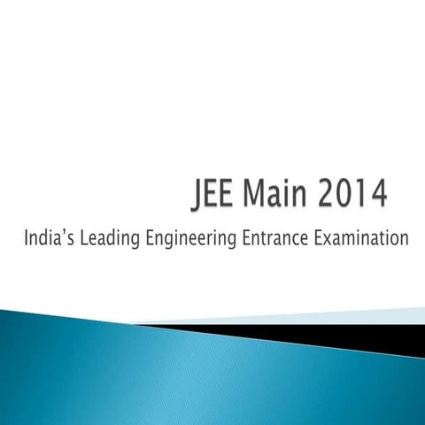 JEE Main 2014