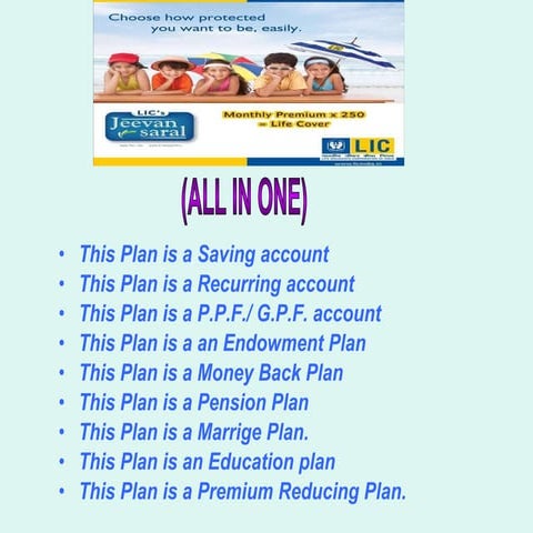 the magic of jeevan Saral plan | PPT