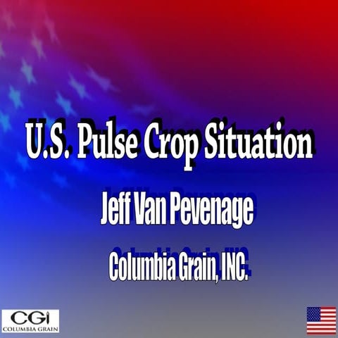 US Pulses & Crop markets