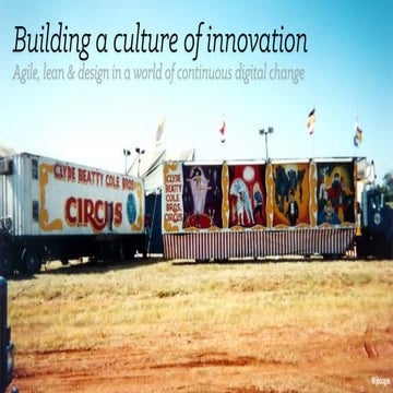 Jeff Gothelf: Building a culture of innovation