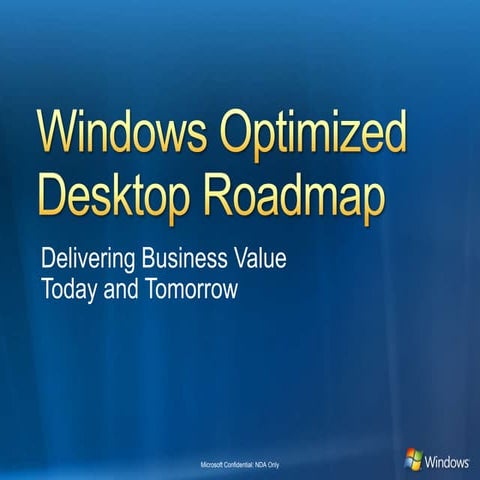 Optimized Desktop, Mdop And Windows 7