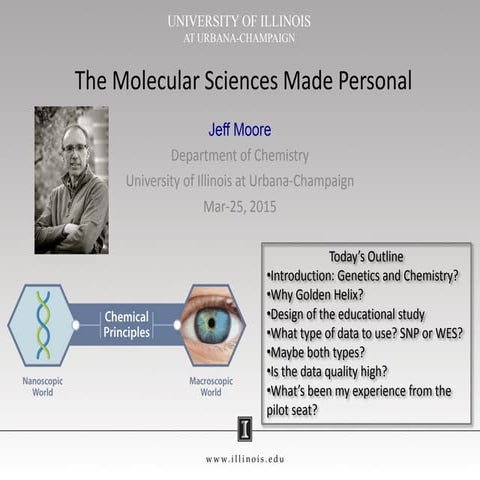 The Molecular Sciences Made Personal