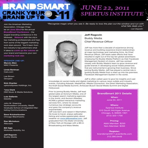 BrandSmart Speaker - Jeff Ragovin