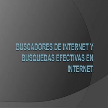buscadores de internet