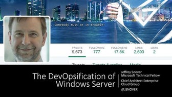 WinOps Conf 2016 - Jeffrey Snover - The DevOpsification of Windows Server